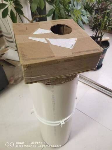 点击放大图片 自制天文望远镜之巴德膜盖