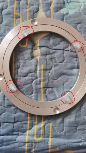点击放大图片 自制天文望远镜之道布森底座