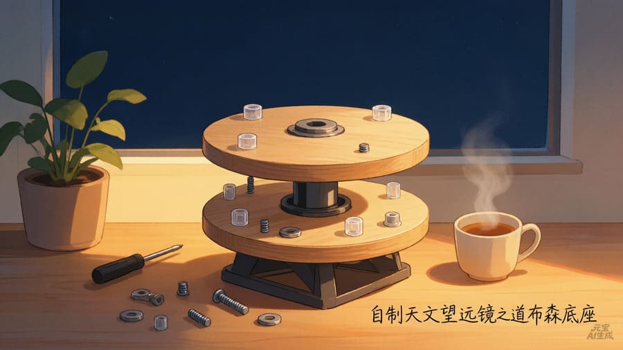 自制天文望远镜之道布森底座