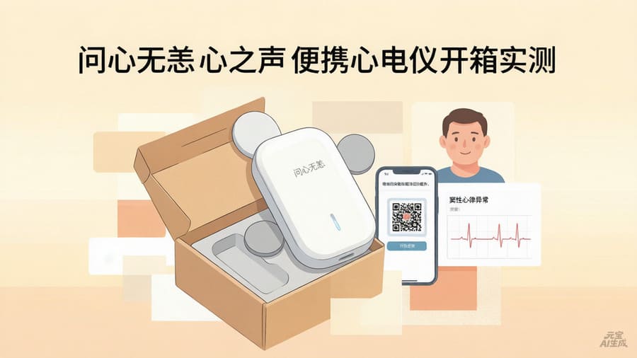 问心无恙心之声便携心电仪开箱实测