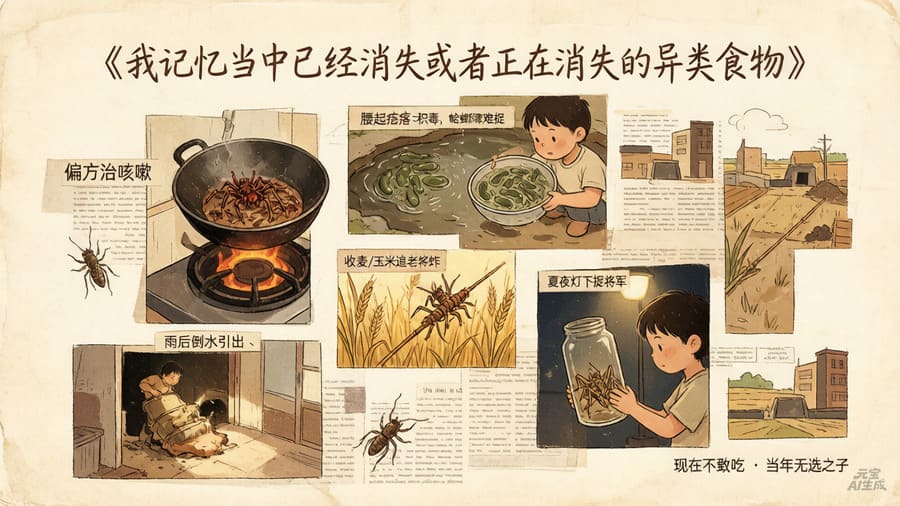 我记忆当中已经消失或者正在消失的异类食物