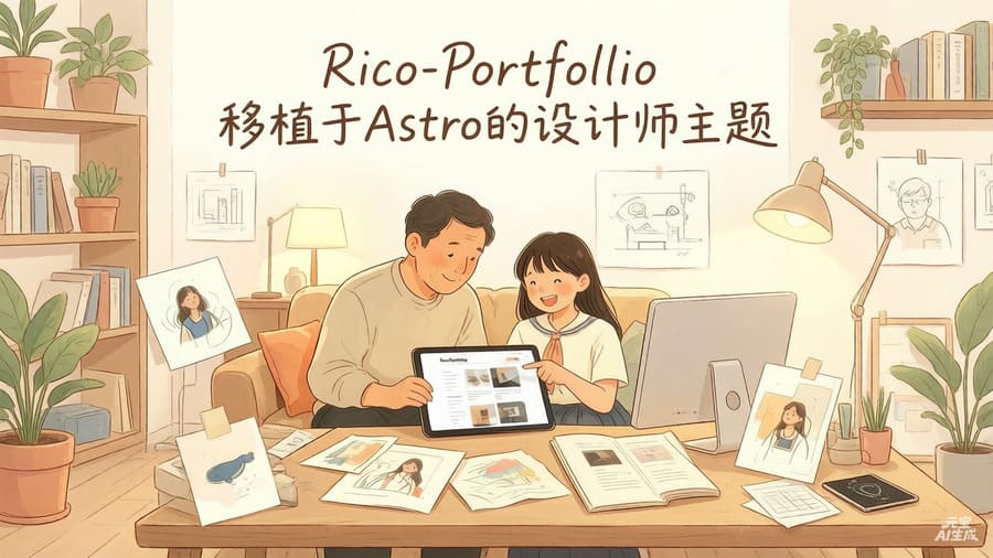 Rico-Portfolio 移植于Astro的设计师主题