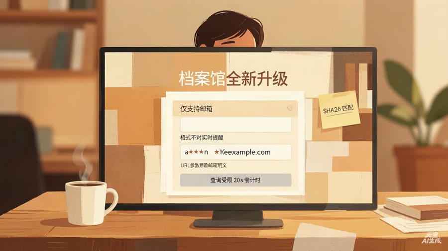 全新样式 全新功能 注重隐私 档案馆全新升级