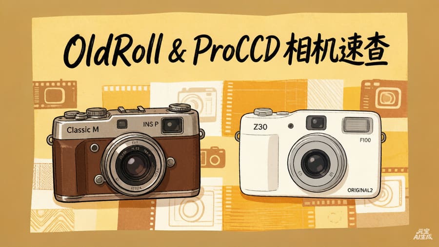 Oldroll &amp;amp; Proccd 各相机适用场景和描述