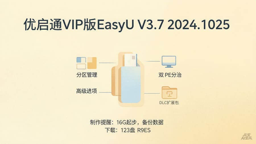 优启通VIP版(EasyU) V3.7.2024.1025
