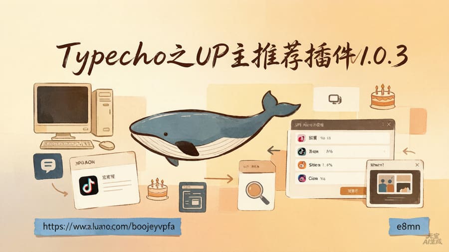 Typecho之UP主推荐插件V1.0.3