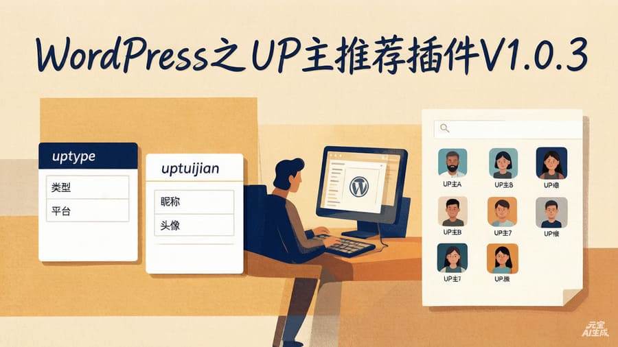 Wordpress之UP主推荐插件V1.0.3